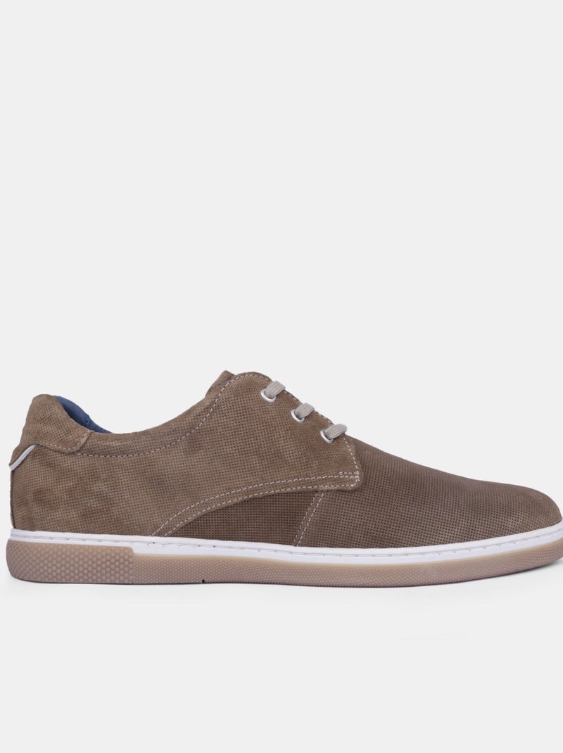 BATA Derbies été en daim Beige - Kiabi