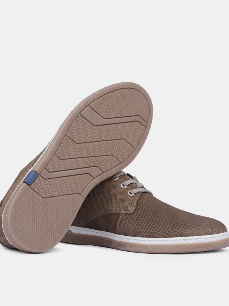 BATA Derbies été en daim Beige - Kiabi