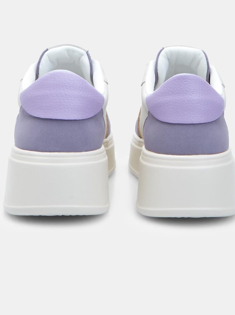 BATA  Laces et Velcro Décontractées Violet - Kiabi