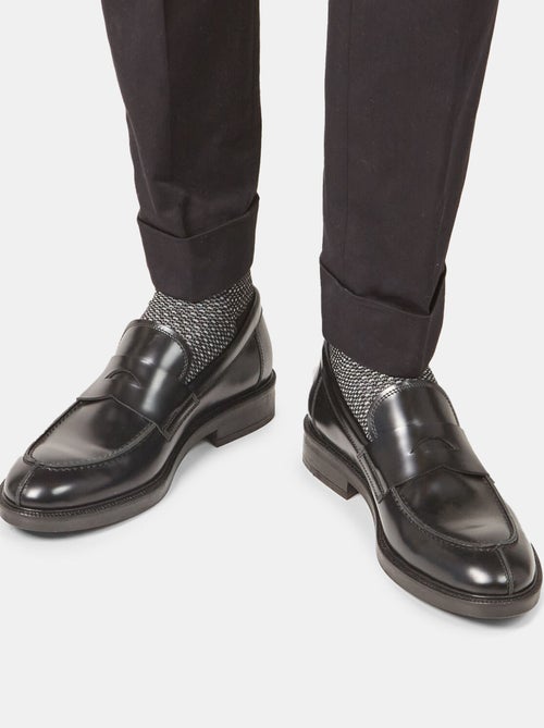 BATA Mocassins d'hiver en cuir - Kiabi