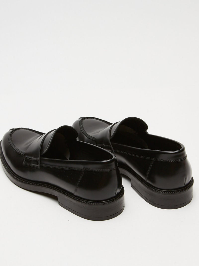 BATA Mocassins d'hiver en cuir Noir - Kiabi