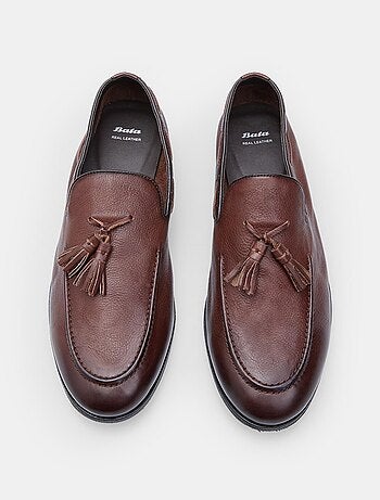 BATA Mocassins élégants en cuir confortables
