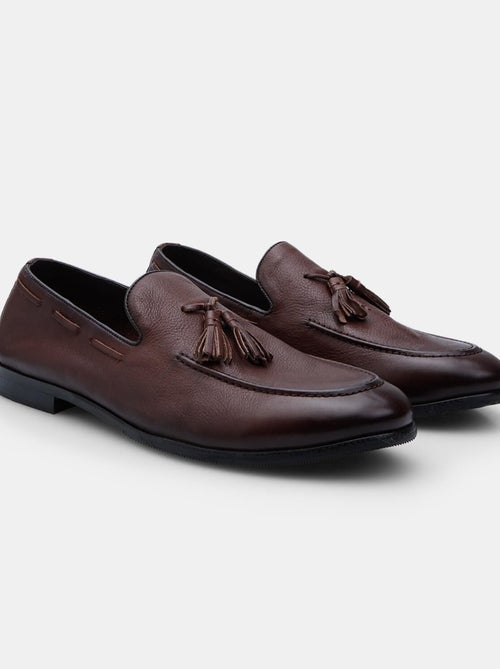 BATA Mocassins élégants en cuir  confortables - Kiabi