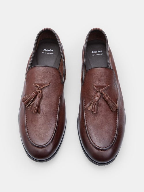 BATA Mocassins élégants en cuir  confortables - Kiabi