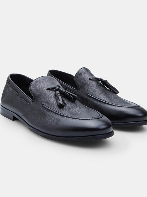 BATA Mocassins élégants en cuir  confortables - Kiabi