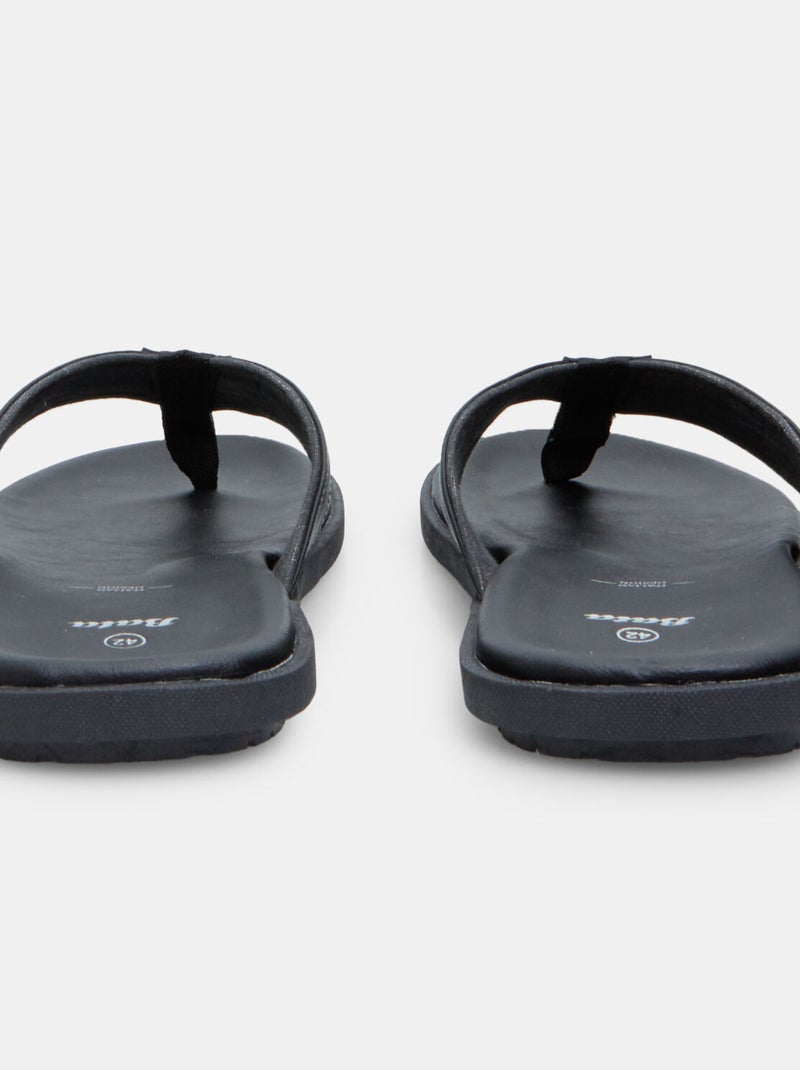 BATA Tongs d'été Noir - Kiabi
