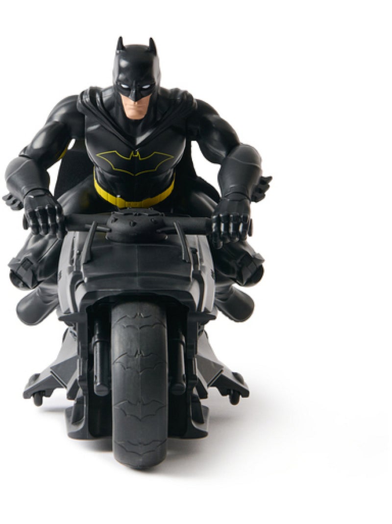 Batcycle + Figurine Batman - Spinmaster Multicolore - Kiabi