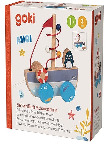 Bateau à tirer avec circuit de motricité