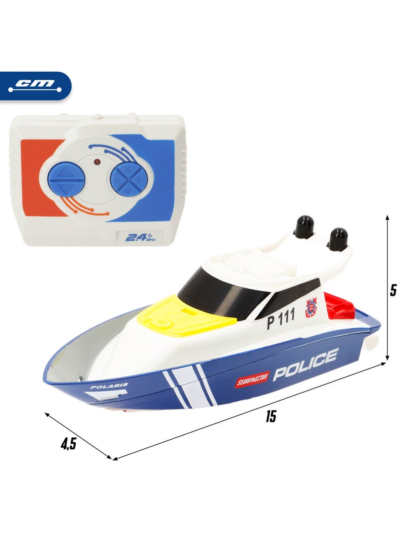 Bateau de patrouille radiocommandé +4 ans speed&go N/A - Kiabi