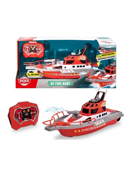 Bateau de Pompiers Radio Control - Kiabi