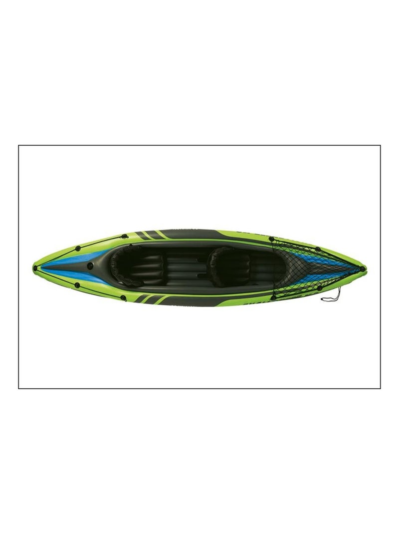 Bateau de sport Challenger K2 - Set avec pompe et 2 pagaies Vert - Kiabi