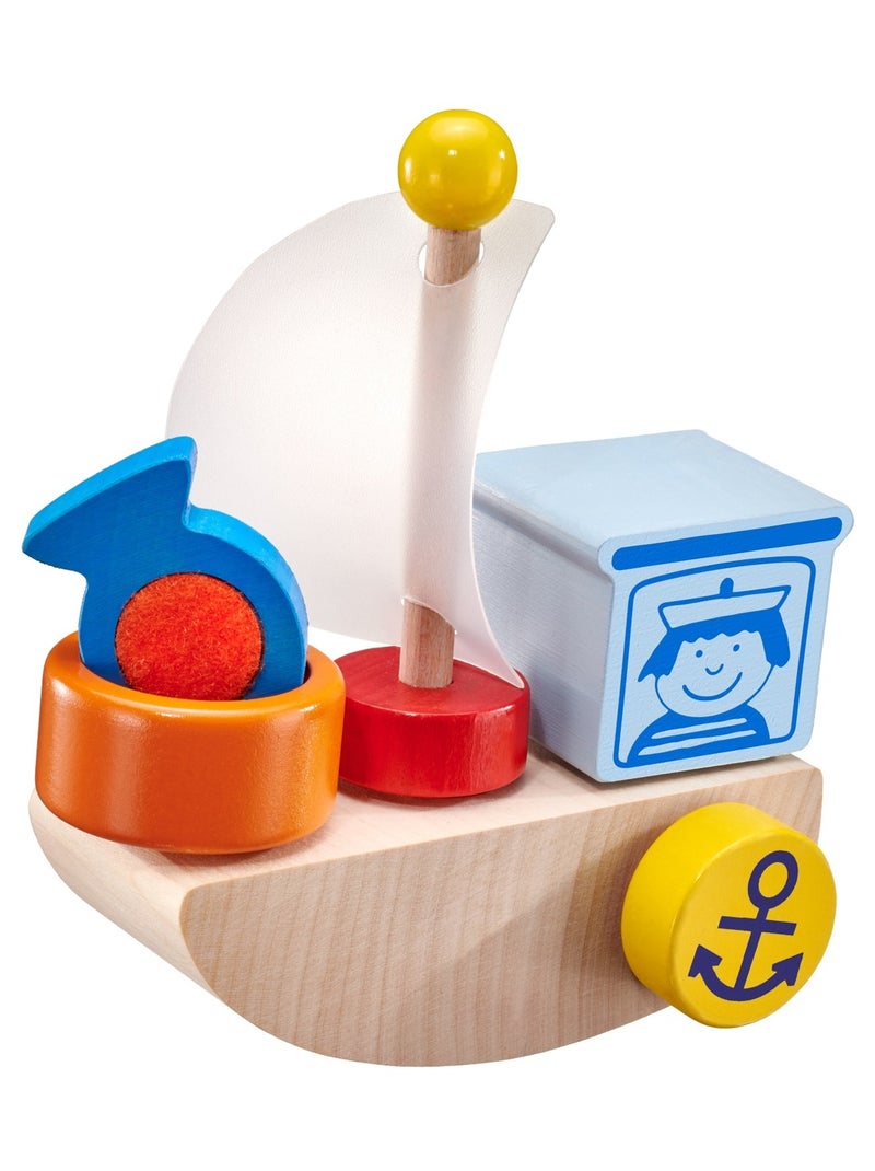 Bateau en bois, velcro 5 pcs Beige - Kiabi