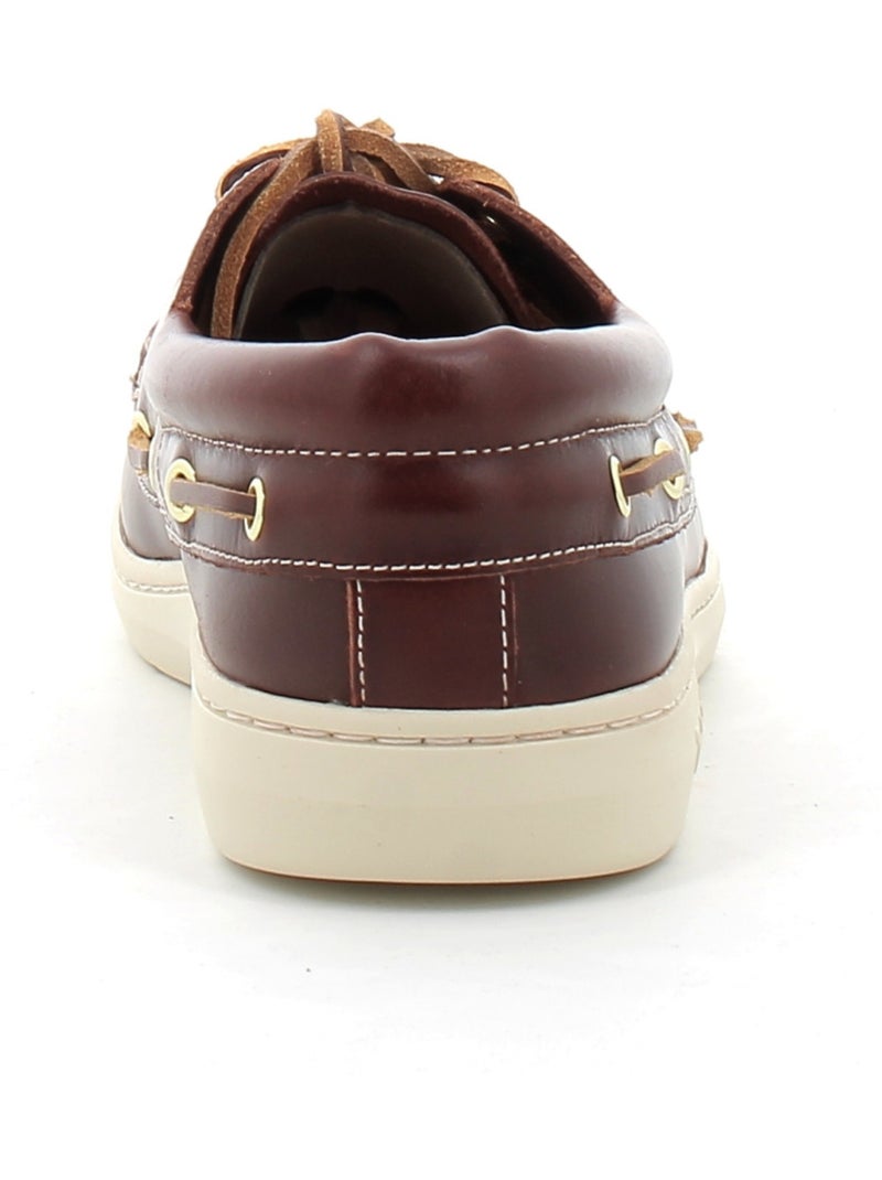 Bateau en Cuir Timberland Bordeaux - Kiabi