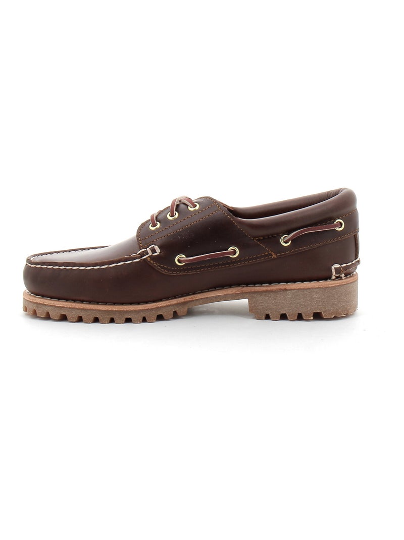 Bateau en Cuir Timberland Marron - Kiabi