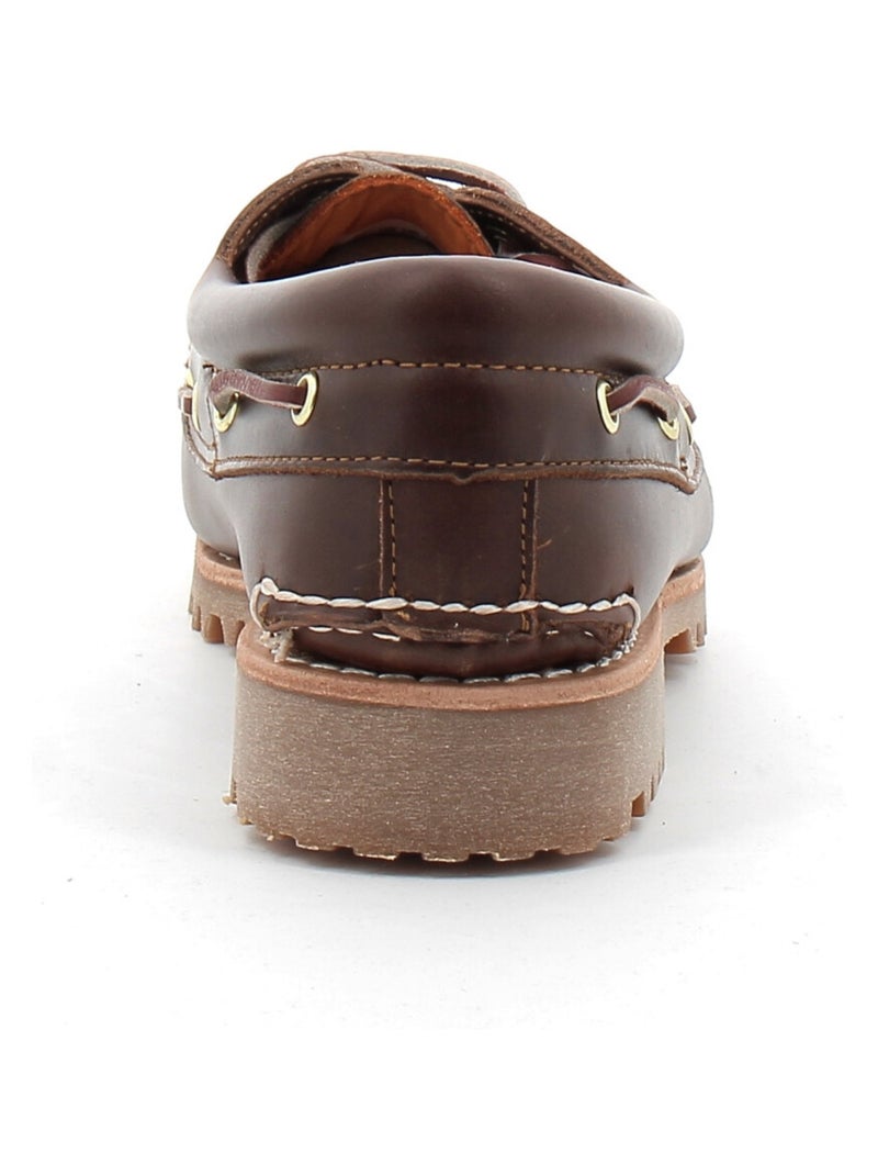 Bateau en Cuir Timberland Marron - Kiabi