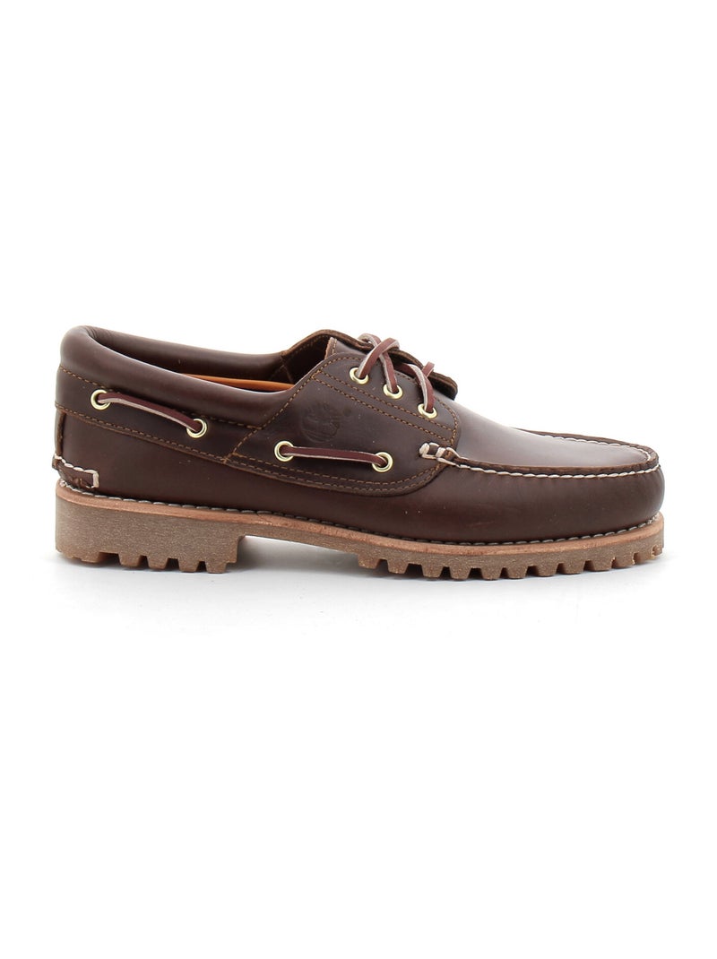 Bateau en Cuir Timberland Marron - Kiabi