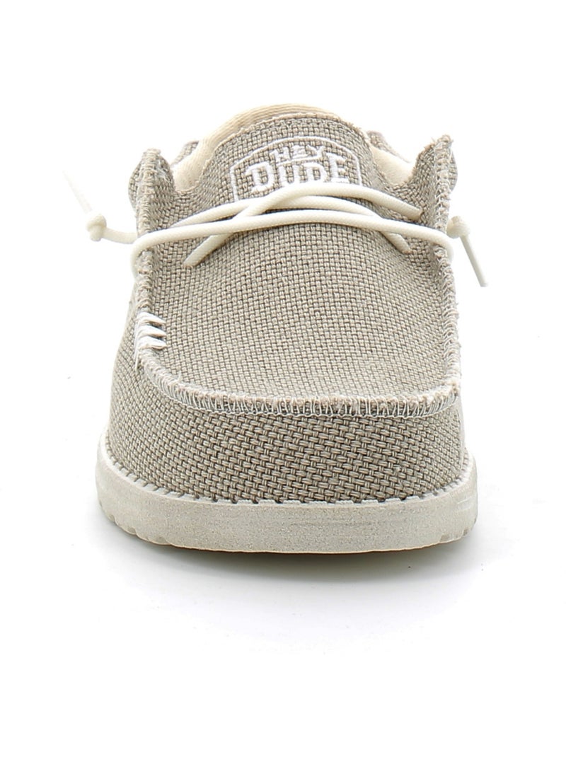 Bateau en Toile Coton Heydude Blanc - Kiabi