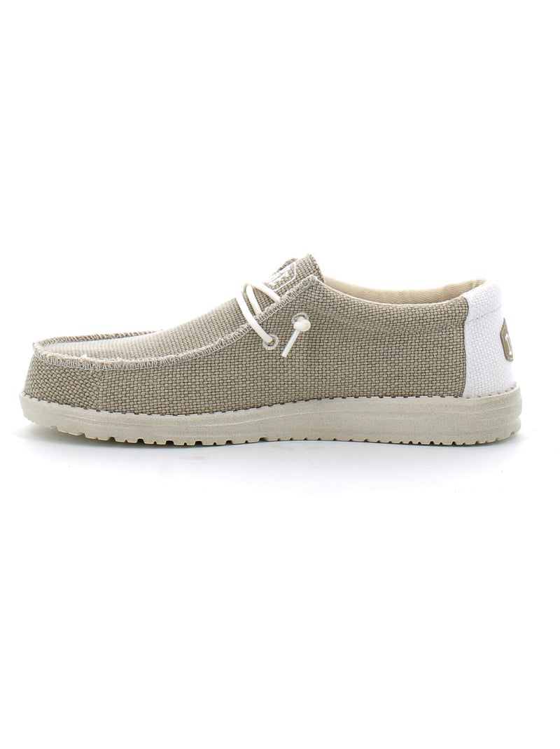 Bateau en Toile Coton Heydude Blanc - Kiabi