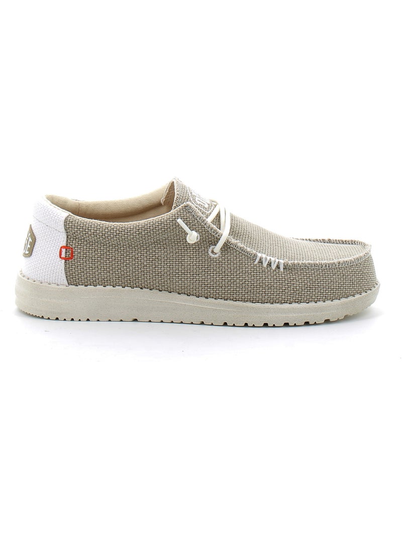 Bateau en Toile Coton Heydude Blanc - Kiabi