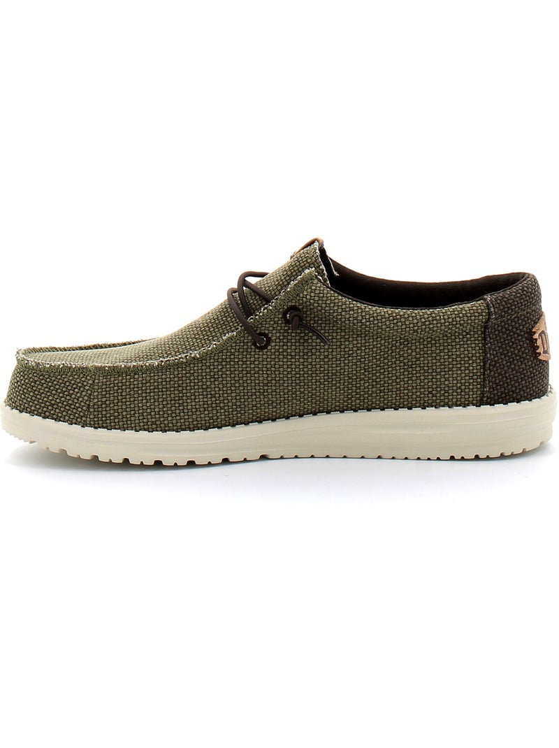 Bateau en Toile Heydude Kaki - Kiabi