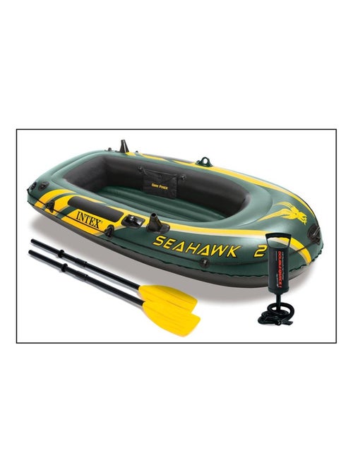 Bateau gonflable Seahawk 2, set avec pompe et pagaies - Kiabi