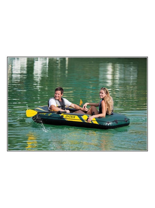 Bateau gonflable Seahawk 2, set avec pompe et pagaies - Kiabi
