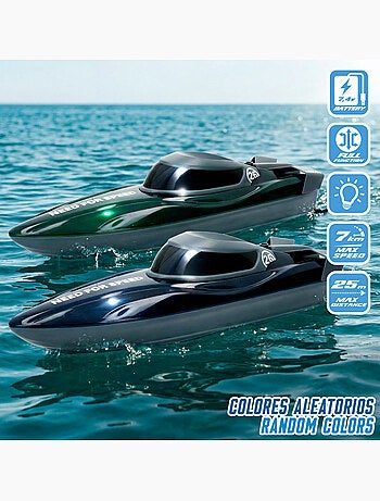 Bateau-jouet télécommandé tournant à 360º speed & go