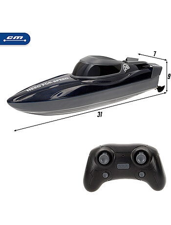 Bateau-jouet télécommandé tournant à 360º speed & go