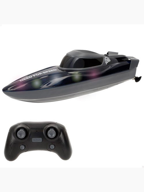 Bateau-jouet télécommandé tournant à 360º speed & go - Kiabi Bateau-jouet télécommandé tournant à 360º speed & go - Kiabi