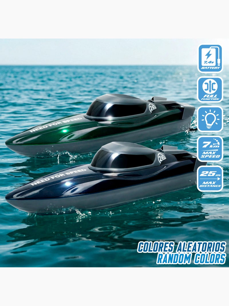Bateau-jouet télécommandé tournant à 360º speed & go N/A - Kiabi