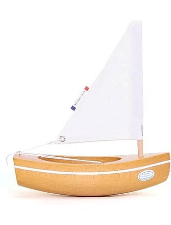 Bateau le bâchi bois naturel 17cm