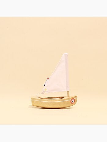 Bateau le bâchi bois naturel 17cm