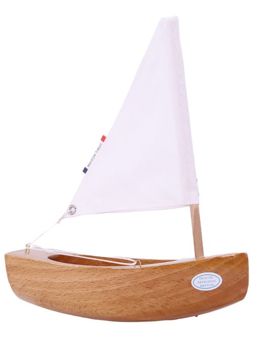 Bateau Le Bâchi bois naturel 17cm - Kiabi