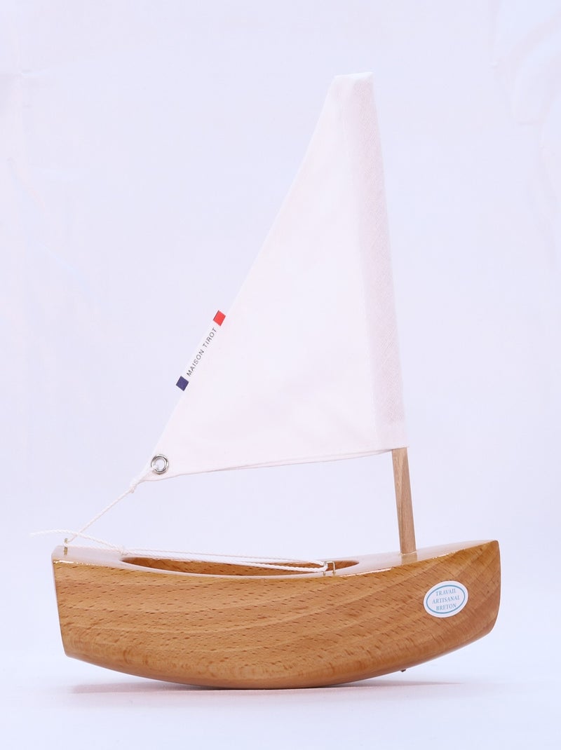 Bateau Le Bâchi bois naturel 17cm Beige - Kiabi
