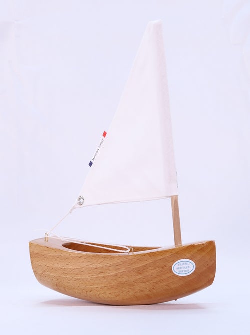 Bateau Le Bâchi bois naturel 17cm - Kiabi