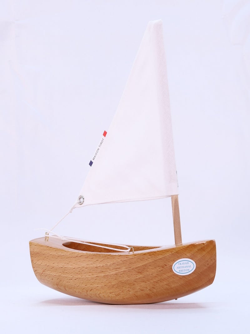 Bateau Le Bâchi bois naturel 17cm Beige - Kiabi