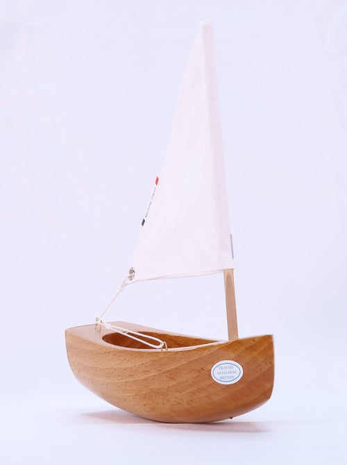 Bateau Le Bâchi bois naturel 17cm - Kiabi