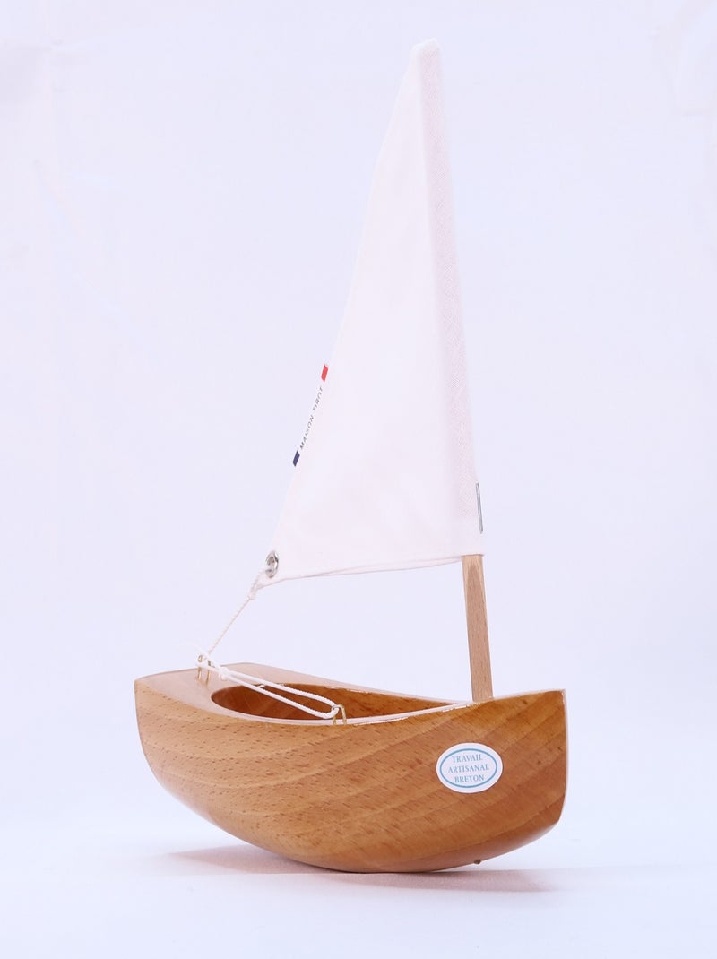 Bateau Le Bâchi bois naturel 17cm Beige - Kiabi