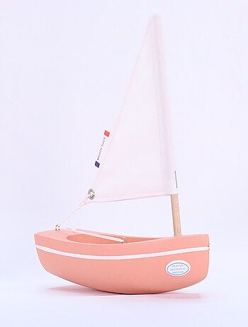 Bateau le bâchi bois naturel 17cm