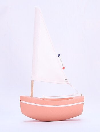 Bateau le bâchi bois naturel 17cm
