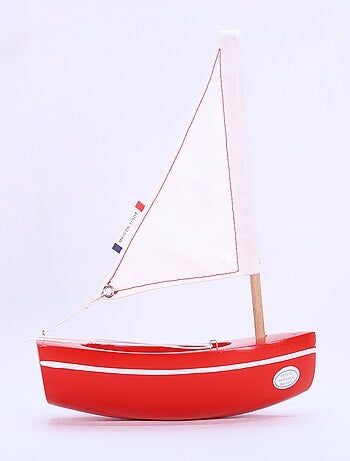 Bateau le bâchi bois naturel 17cm
