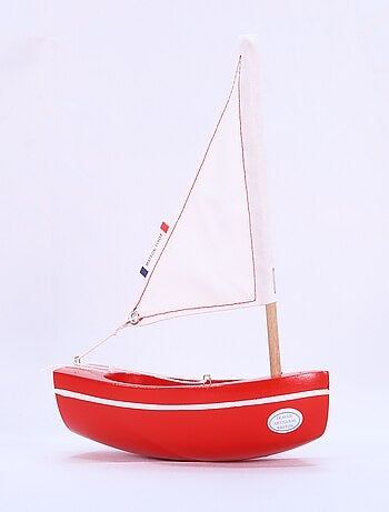 Bateau le bâchi bois naturel 17cm