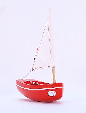 Bateau le bâchi bois naturel 17cm