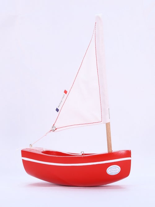Bateau Le Bâchi rouge 17cm - Kiabi