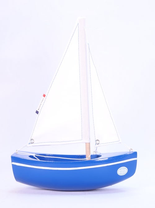 Bateau Le Sloop bleu 21cm - Kiabi
