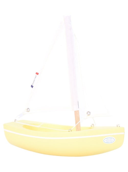 Bateau Le Sloop jaune 21cm - Kiabi