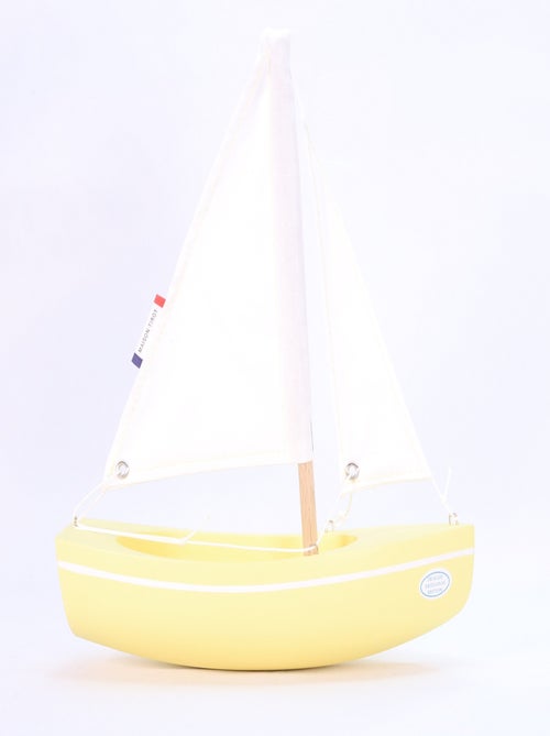 Bateau Le Sloop jaune 21cm - Kiabi