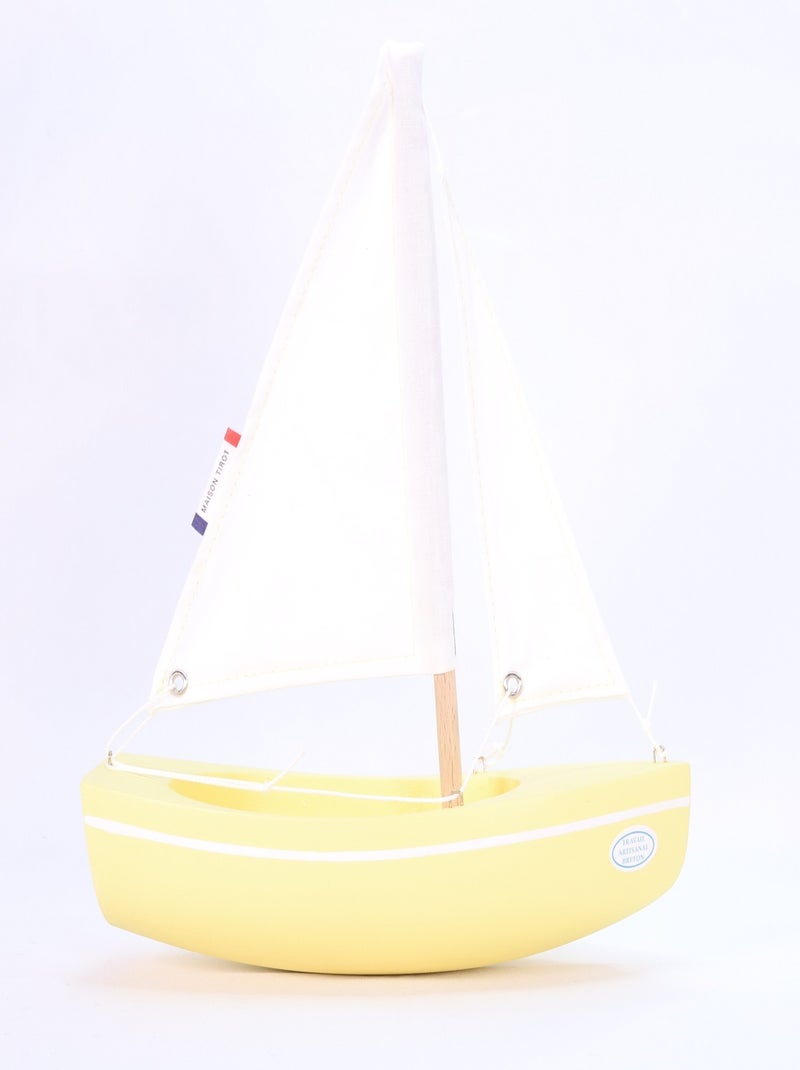 Bateau Le Sloop jaune 21cm Jaune - Kiabi