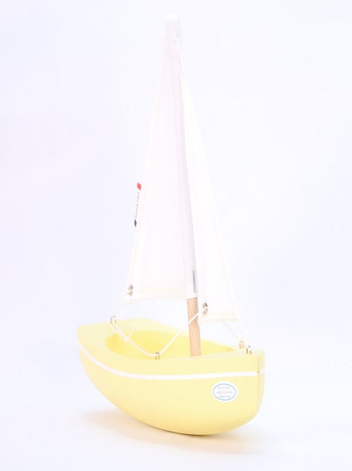 Bateau Le Sloop jaune 21cm - Kiabi