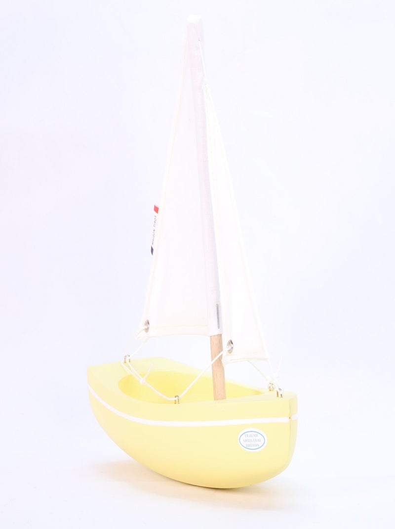 Bateau Le Sloop jaune 21cm Jaune - Kiabi